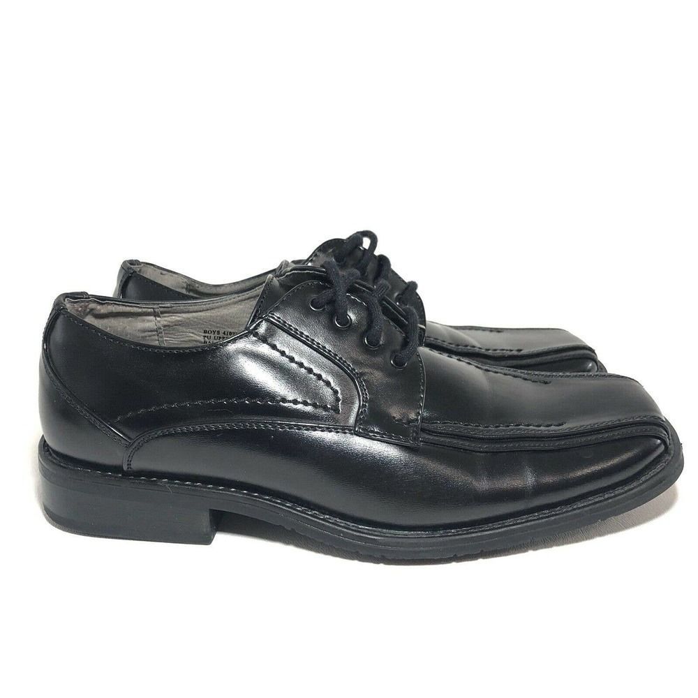 Stacy Adams Boys Black Dress Shoes Church Formal 4107-001 Size 2M